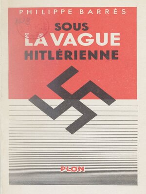cover image of Sous la vague hitlérienne